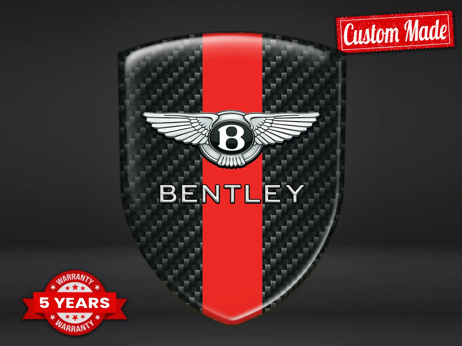 Bentley Adesivi Vetri Auto su Misura Tuning Lussuosi Regolabili